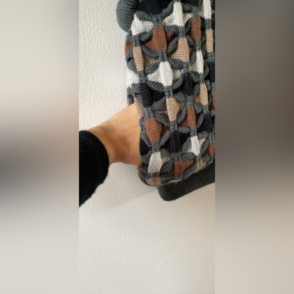 Vintage Reversible Fall knit vest - Picture 4 of 7